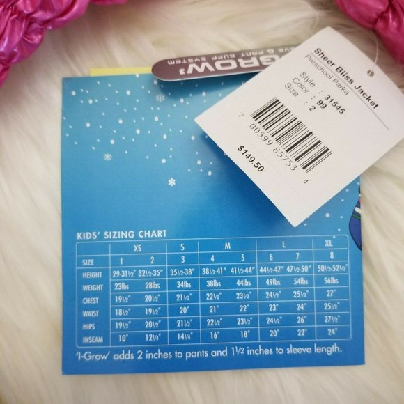 Obermeyer Bliss Insulated Girl's Ski Jacket Winter Snow Coat - Picture 9 of 10